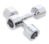 Haltères - Hms - Chd03 - Acier Chromé - Poids Variables - Lot De 2 Multicolore