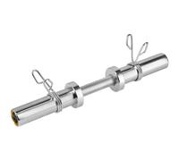 Haltères olympiques courts avec pinces GOP050 - 50 cm HMS