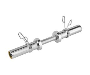 Haltères olympiques courts avec pinces GOP050 - 50 cm HMS