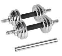 Haltères réglables Rebel Active RBA-2326-15, 15 kg, mallette