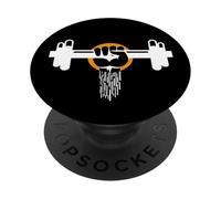 Haltérophile Biceps Musculation Bras Dumble Haltérophilie PopSockets PopGrip Adhésif