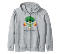 Haltérophilie au Brocoli Fort Veggin Sweat à Capuche