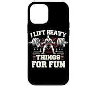 Haltérophilie I Lift Heavy Things for Fun Gym Haltérophile Coque pour iPhone 12 Mini