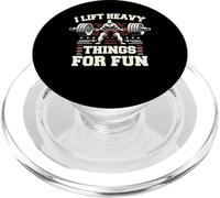 Haltérophilie I Lift Heavy Things for Fun Gym Haltérophile PopSockets PopGrip pour MagSafe