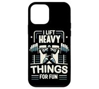 Haltérophilie I Lift Heavy Things for Fun Haltérophile Gym Coque pour iPhone 12 Mini