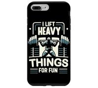Haltérophilie I Lift Heavy Things for Fun Haltérophile Gym Coque pour iPhone 7 Plus/8 Plus