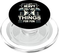 Haltérophilie I Lift Heavy Things for Fun Haltérophile Gym PopSockets PopGrip pour MagSafe