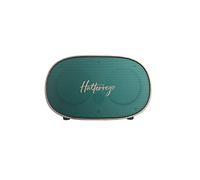 Halterrego Enceinte Bluetooth Style rétro Couleur Verte. BT V5.0, Lecteur de Carte Micro SD, Aux in, 6w RMS, Batterie Rechargeable de 1200mAh.