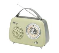 Halterrego Enceinte/radio Rétro 2 vert olive bluetooth FM USB