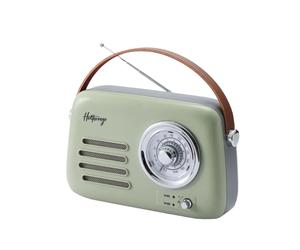 Halterrego Enceinte/radio rétro bluetooth FM USB