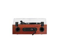 Platine Vinyle - Halterrego - All-in-One - Lecteur CD - Radio FM - Bluetooth - Tan