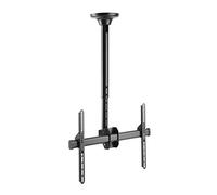 HALTERUNGSPROFI DH4002 Support de plafond inclinable et rotatif jusqu'à 70" jusqu'à 50 kg VESA jusqu'à 600 x 400 Idéal pour téléviseur LCD LED FullHD 4K UHD