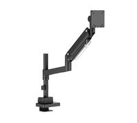HALTERUNGSPROFI Office-GS612AEXP Support de moniteur avec colonne extra solide jusqu'à 27 kg à 57" Bras de support avec vérin à gaz Écran LED LCD VESA 75 x 75 100 x 100 200 x 200 Noir