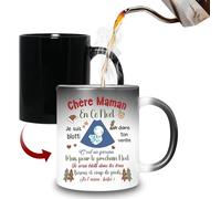 HALUMI Mug Magique Pour Super Maman Tasse Magique Originale Future Maman Je T'aime Idée Cadeau Femme Enceinte Annonce Grossesse Garçon Bébé Fête Des Mères Noël Anniversaire Mug En Ceramique 330 ML