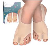 HALUTO Hallux Valgus Bandage Correcteur Avec Talonnette - Ecarteur D'orteils Hallux Valgus - Ecarteur D'orteils Gros Orteil - Chaussettes Hallux Valgus Avec Protection En Gel