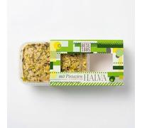 Halva Turque Sans Sucre à la Pistache 227 g - 60% Tahini (Pâte de Sésame) et Extrait de Dattes, Texture Dense et Fondante, Sans Gluten, Sans Sirop de Glucose, Sans Huile de Palme