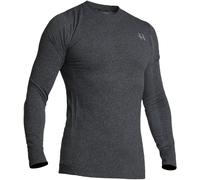 Halvarssons Core-Knit Chemise fonctionnelle à manches longues, Gris foncé, Taille S/M