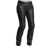 Halvarssons Seth Pantalon en cuir de moto pour dames, noir, Taille 36
