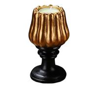 Halween Pumpkin Candle Holder - Porte-bougie en résine votive | Bougie en forme de décoration pour la pièce maîtresse de la table de fête d'Halloween et un écran hanté House, idéal pour la décoration