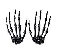 Halween Skeleton HaMani nds - Ornement de mains squelettes de décor d'horreur - Décoration saisonnière de faux bras réalistes pendus pour le bureau de rebord de la maison hantée