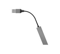 Halyx Aluminium 4-Port Mini USB Hub - Concentrateur (hub) - 4 x USB 2.0 - de bureau