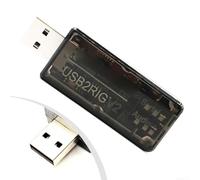 HAM Adaptateur d'interface USB radio pour Kenwood pour yaesu pour icom | Compatible avec Kenwood, Yaesu, radios icom, double prise jack 3,5 mm pour un routage audio flexible