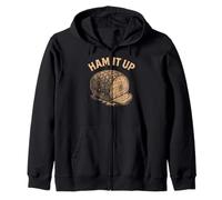 Ham It Up Funny Ham Sweat à Capuche