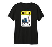 Ham Radio CQ DX Amateur Operator Antenna Transceiver Design T-Shirt Haut de Gamme