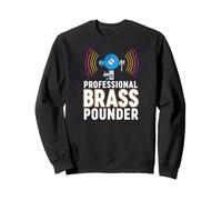 Ham Radio CW Professional Brass Pounder Morse Code Sweatshirt