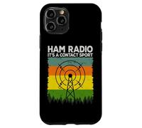 Ham Radio It's A Contact Sport Continuous Wave Amateur Radio Coque pour iPhone 11 Pro