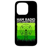 Ham Radio It's A Contact Sport Continuous Wave Amateur Radio Coque pour iPhone 15 Pro