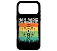 Ham Radio It's A Contact Sport Continuous Wave Amateur Radio Coque pour iPhone 17 Pro Max