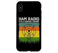 Ham Radio It's A Contact Sport Continuous Wave Amateur Radio Coque pour iPhone XS Max