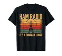 Ham Radio It's A Contact Sport Radio Jambon Vintage T-Shirt