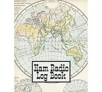 Ham Radio Log Book: Amateur Radio Operator Station Log Book Vintage World Map