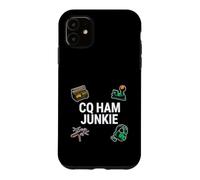 Ham Radio Operator CQ Ham Junkie Amateur Broadcaster Coque pour iPhone 11