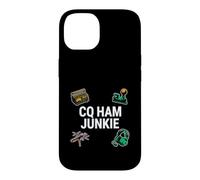 Ham Radio Operator CQ Ham Junkie Amateur Broadcaster Coque pour iPhone 14