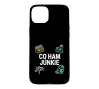 Ham Radio Operator CQ Ham Junkie Amateur Broadcaster Coque pour iPhone 15 Plus