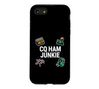 Ham Radio Operator CQ Ham Junkie Amateur Broadcaster Coque pour iPhone SE (2020) / 7/8