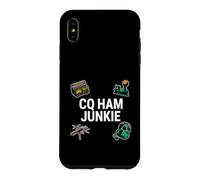 Ham Radio Operator CQ Ham Junkie Amateur Broadcaster Coque pour iPhone XS Max