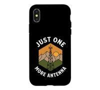 Ham Radio Operator Just One More Antenna Amateur Coque pour iPhone X/XS