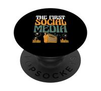 Ham Radio Operator Radio Amateur The Fist Médias Sociaux PopSockets PopGrip Adhésif
