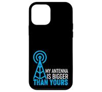 Ham Radio Operator Saying - My Antenna is Bigger Than Yours Coque pour iPhone 12 Mini