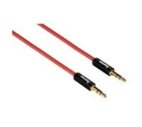 Hama 0.5m 3.5mm/3.5mm câble audio 0,5 m 3,5mm Rouge