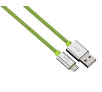 Hama 0,5m Micro USB Câble Aluminium en Nylon Données-câble Sync Gsm Tablette GPS