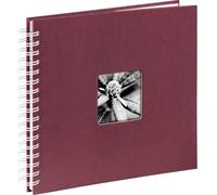 Hama 00001965 Album photos à spirales (l x H) 28 cm x 24 cm bordeaux 50 pages