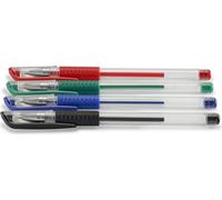 Hama 00007559 Stylo à encre gel Basic set de 4 pièces bleu/vert/rouge/noir