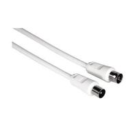 Hama 00011901 câble coaxial 3 m M FM Blanc
