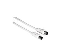 Hama 00011901 câble coaxial 3 m M FM Blanc