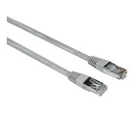 Hama - Cordon de raccordement - RJ-45 (M) pour RJ-45 (M) - 15 m - STP - CAT 5e - gris (pack de 10)